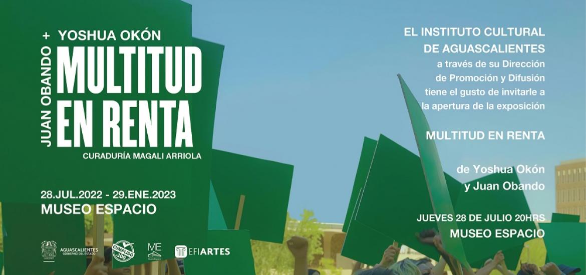 Página Zero - MULTITUD EN RENTA_invitación_inauguración