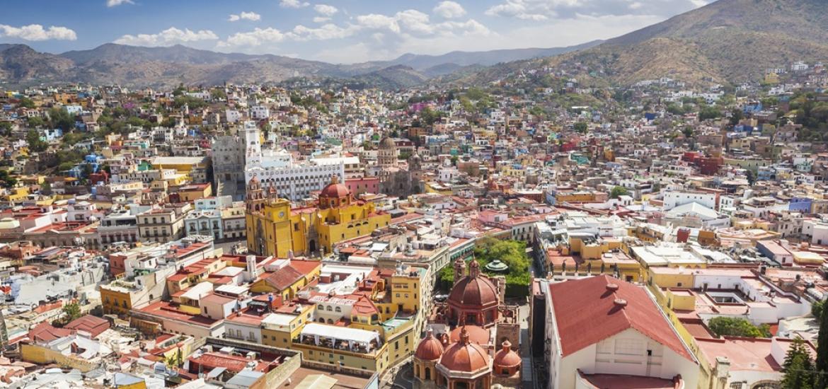 GUANAJUATO PANORÁMICA ATARDECER