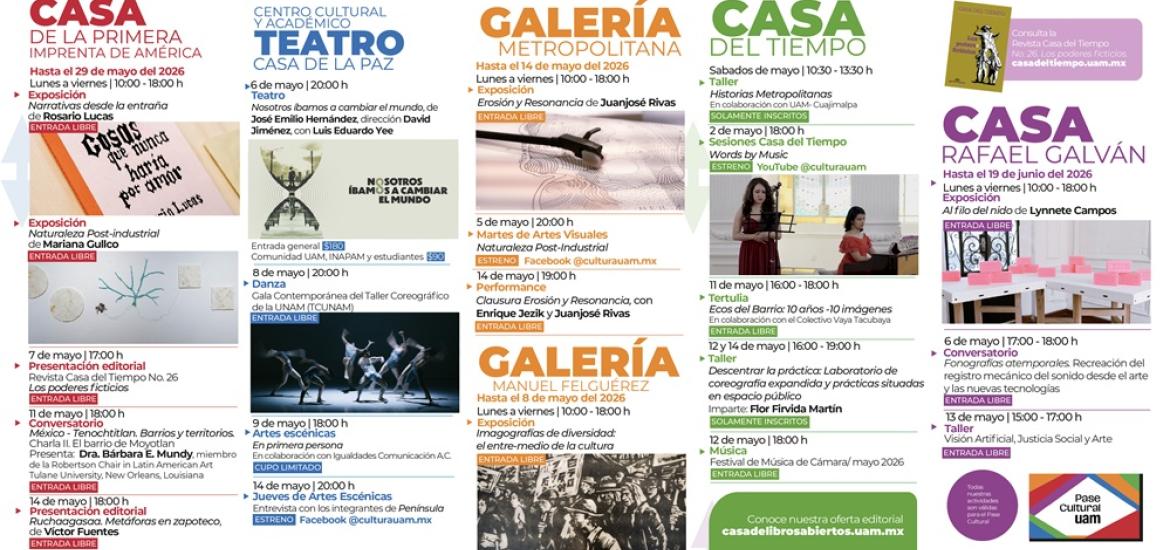 Cultura_UAM_Cartelera_mayo_2026