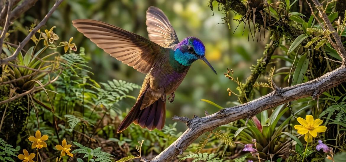 Colibri Magnifico_Riboli_s Hummingbird Eugenes fulgens